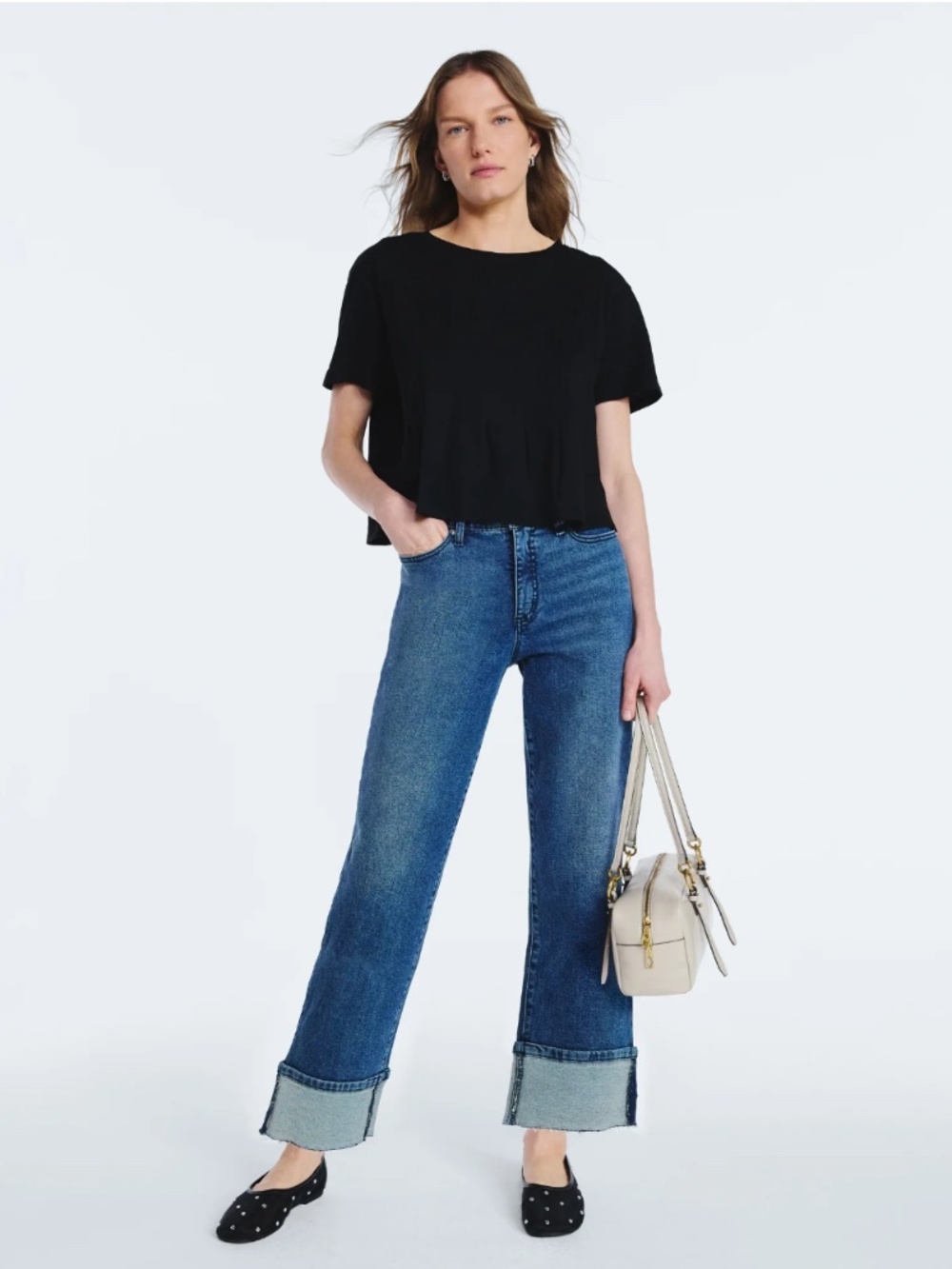 Scoop Women’s Brenna Benton Cuffed Ankle Jeans Size 6 NWT - Picture 7 of 7
